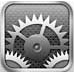 iPhone4の設定アイコン iPhone4の設定アイコン